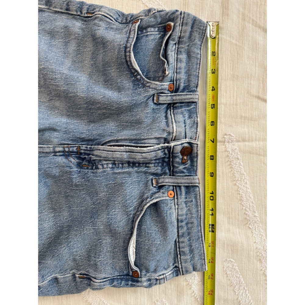 Madewell Womens 28 Perfect Vintage Crop Jeans Denim Raw Hem Distressed High Rise - Picture 6 of 10